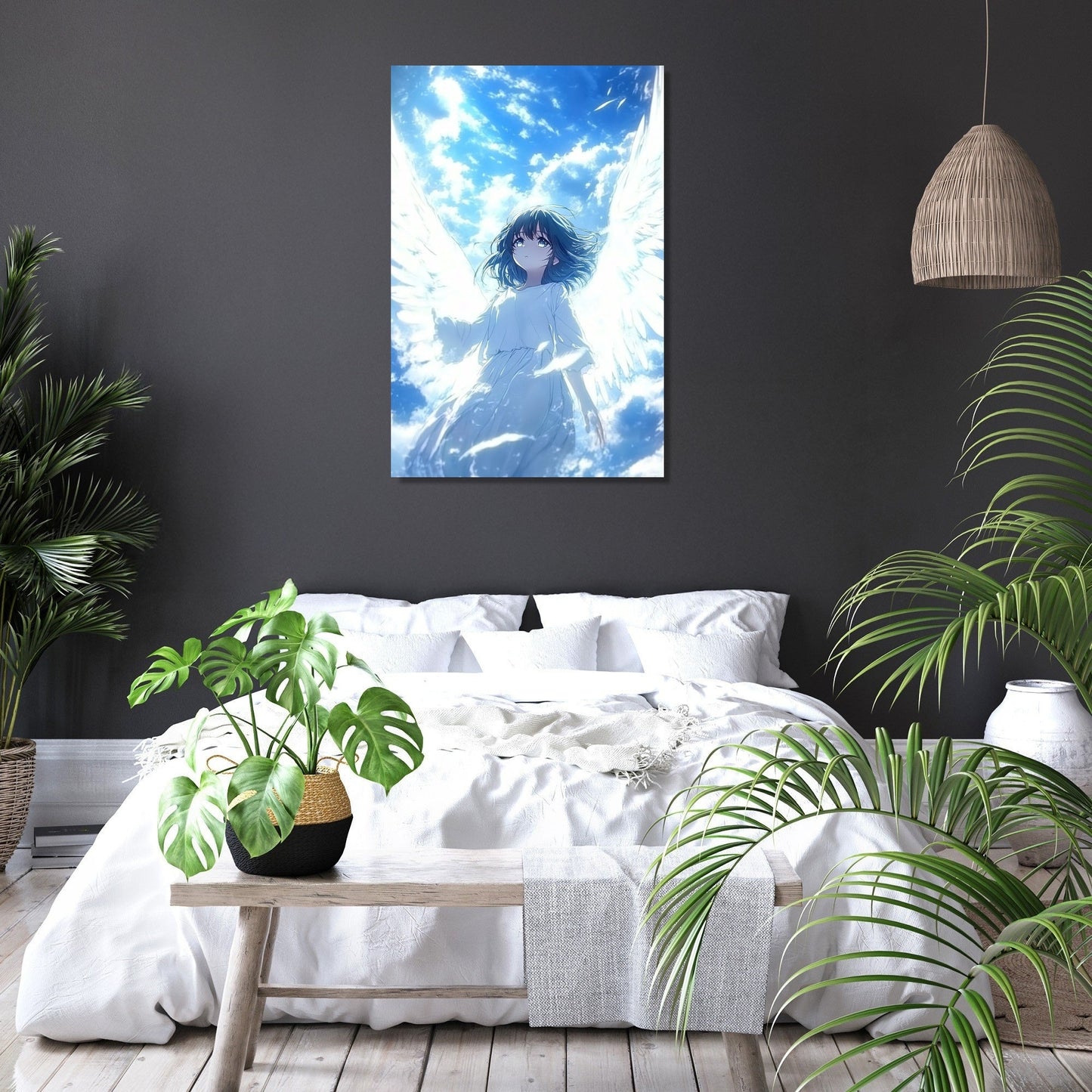 Seraphic Angel Sky Canvas