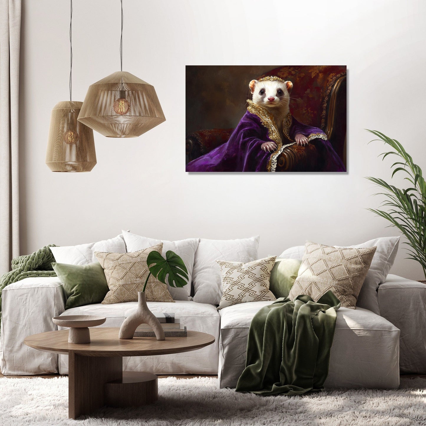 Regal Ferret Canvas