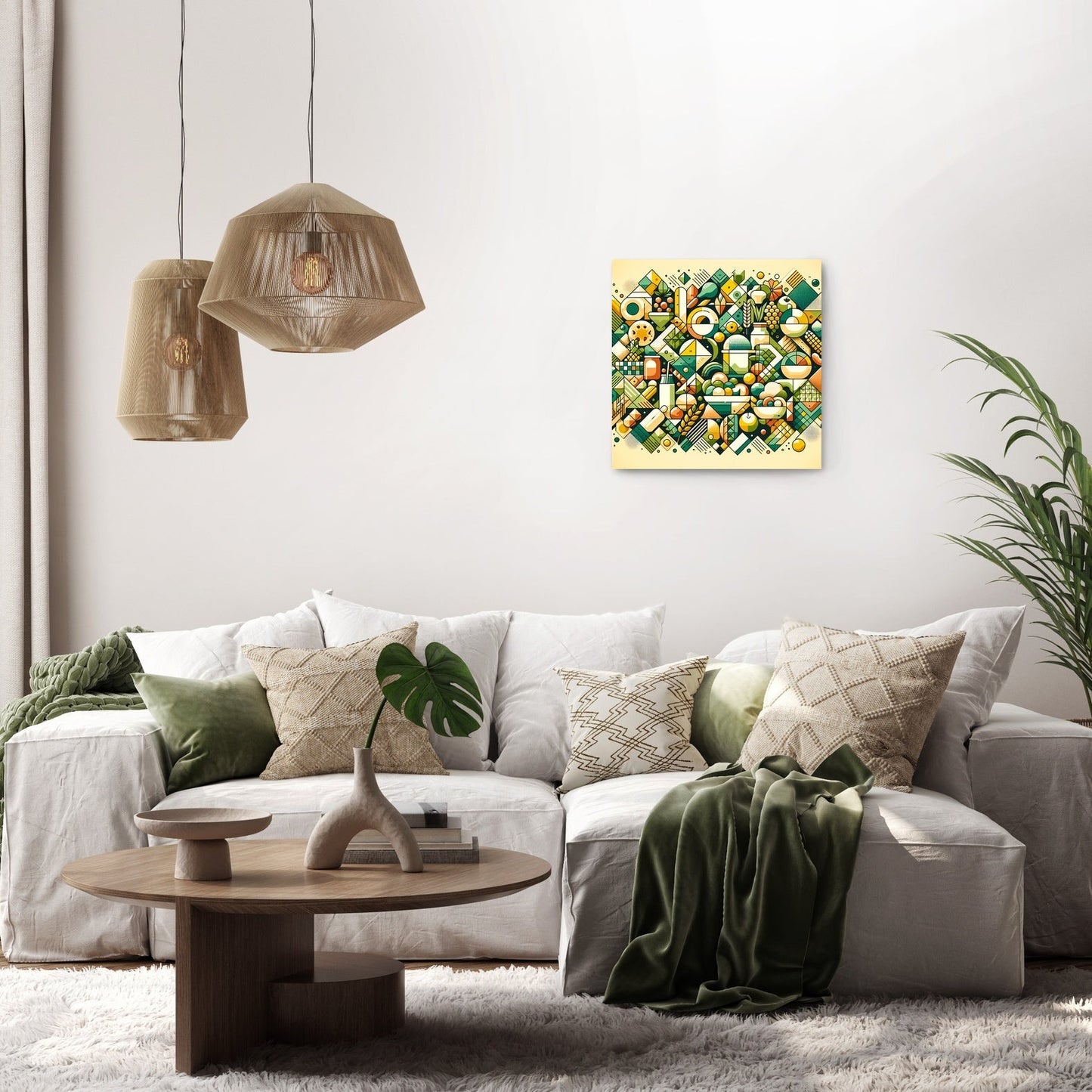 Culinary Mosaic Canvas