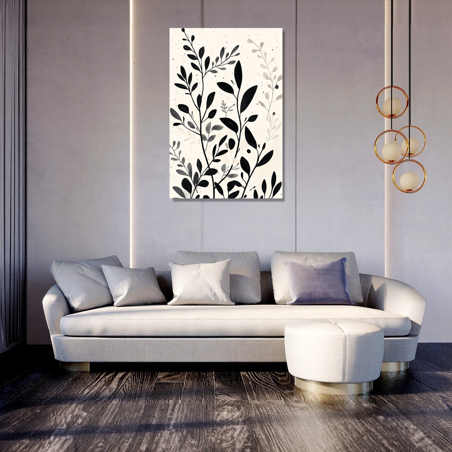 Leafy Branches Canvas
