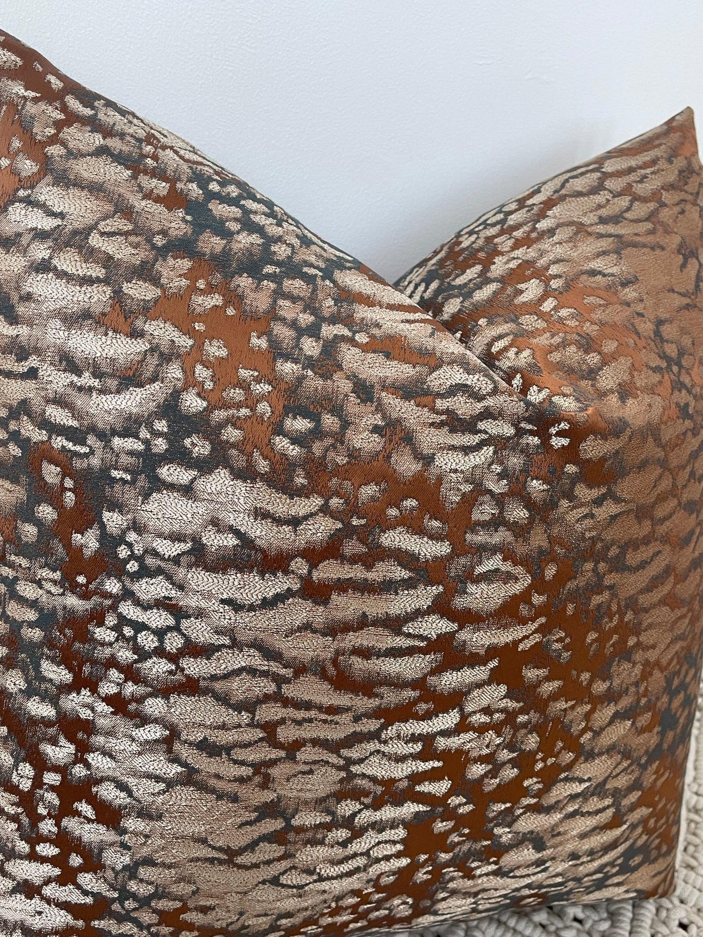 The Couture Cushion - The Bronze Leopard - Style No. 191