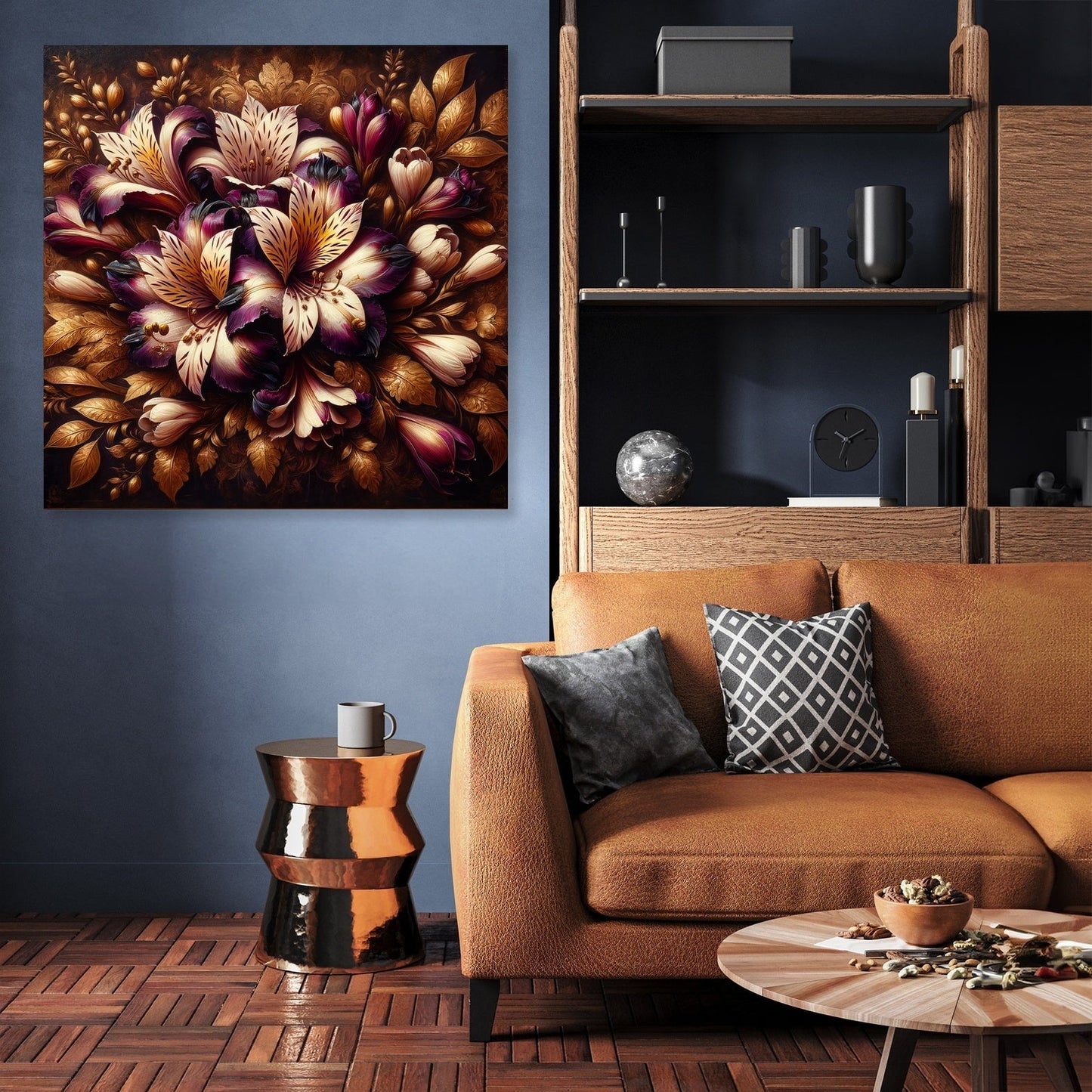 Regal Alstroemeria Canvas