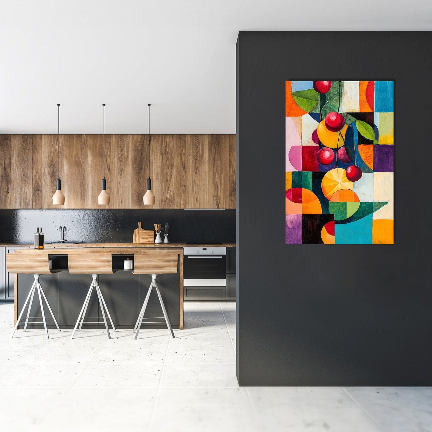 Fruity Geometry Canvas