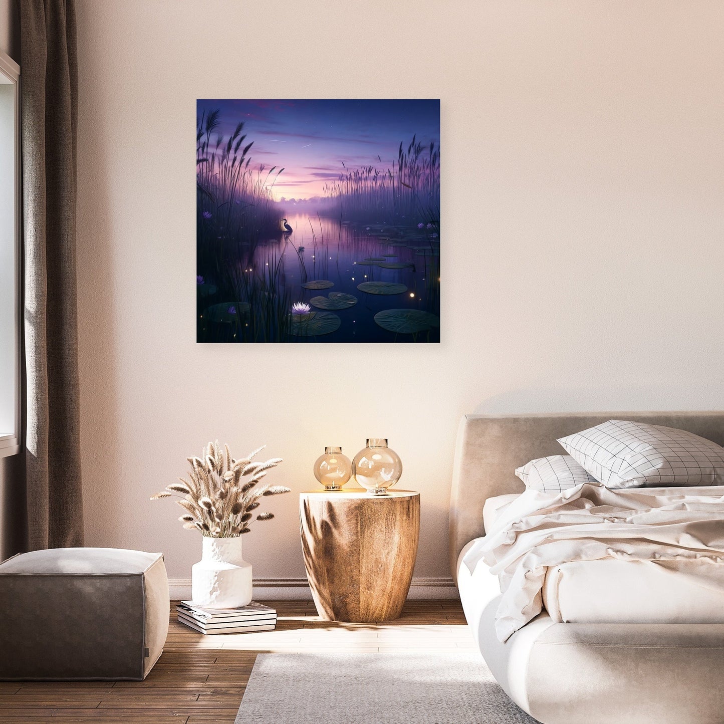 Twilight Wetland Canvas
