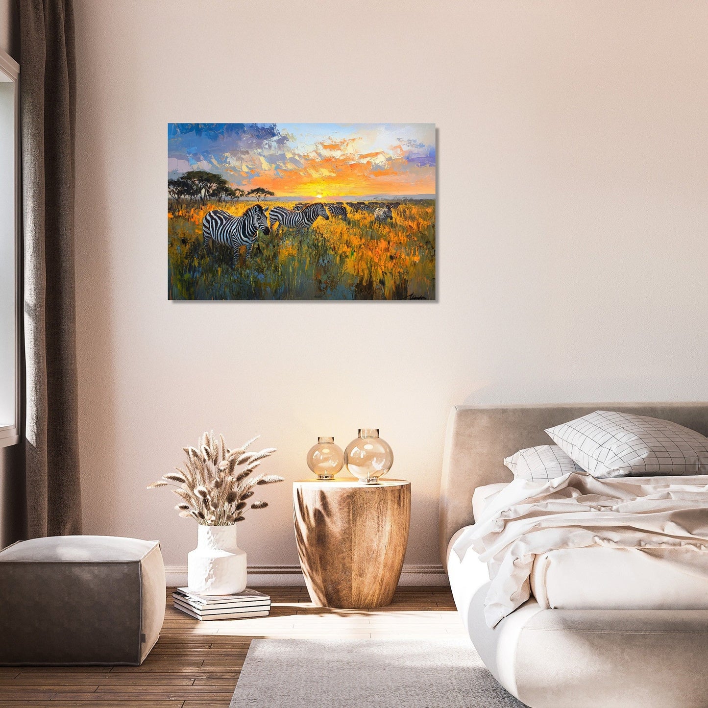 Sunset Stripes Canvas