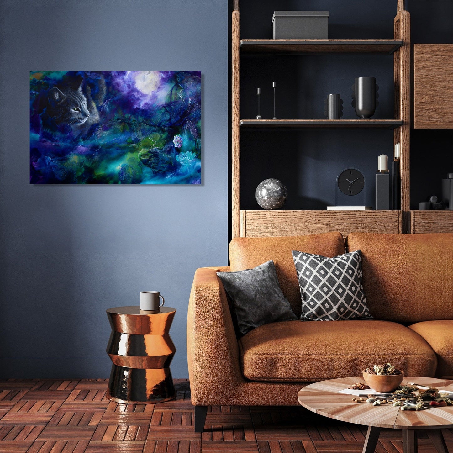 Dreaming Cat Canvas