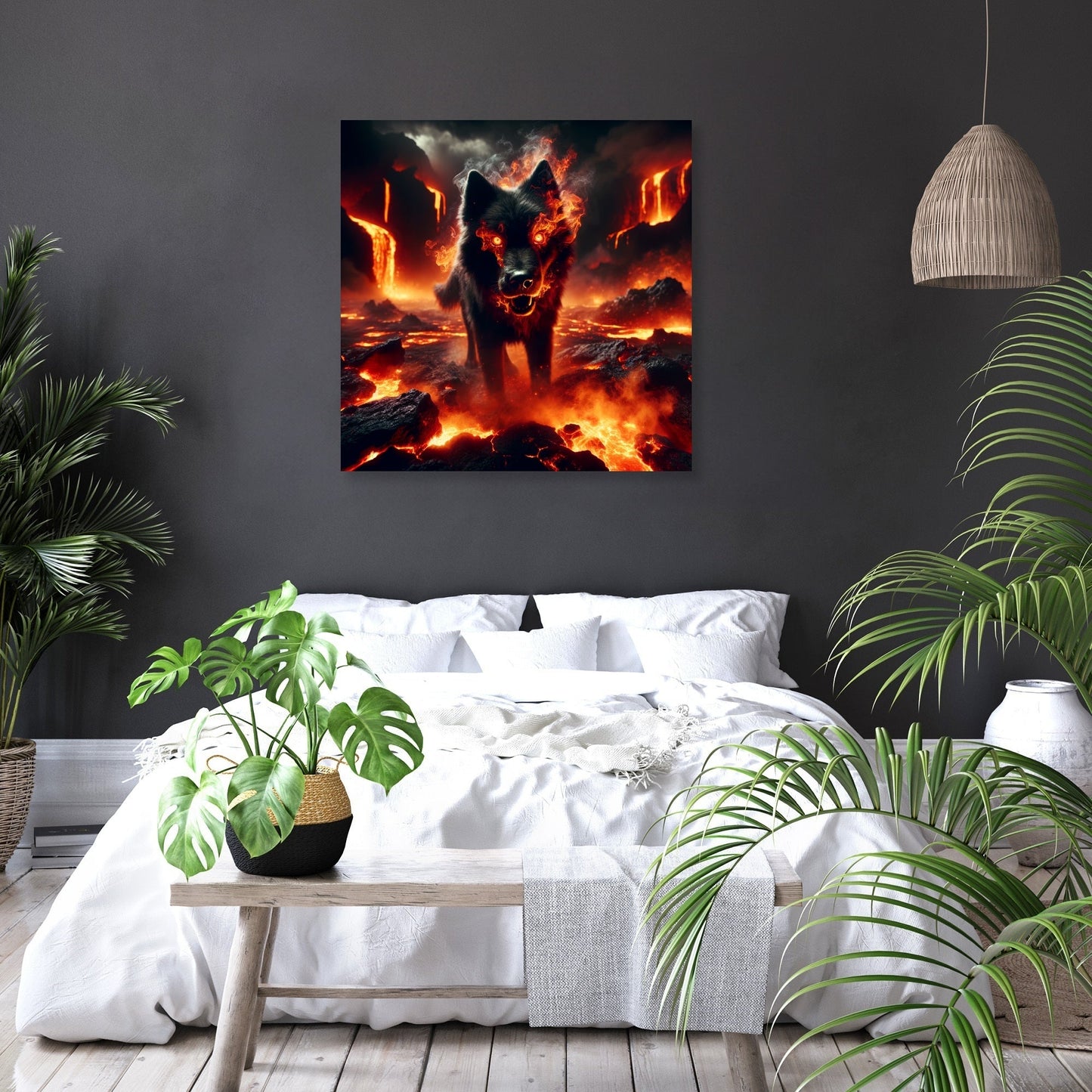 Hellhound of the Underworld Canvas