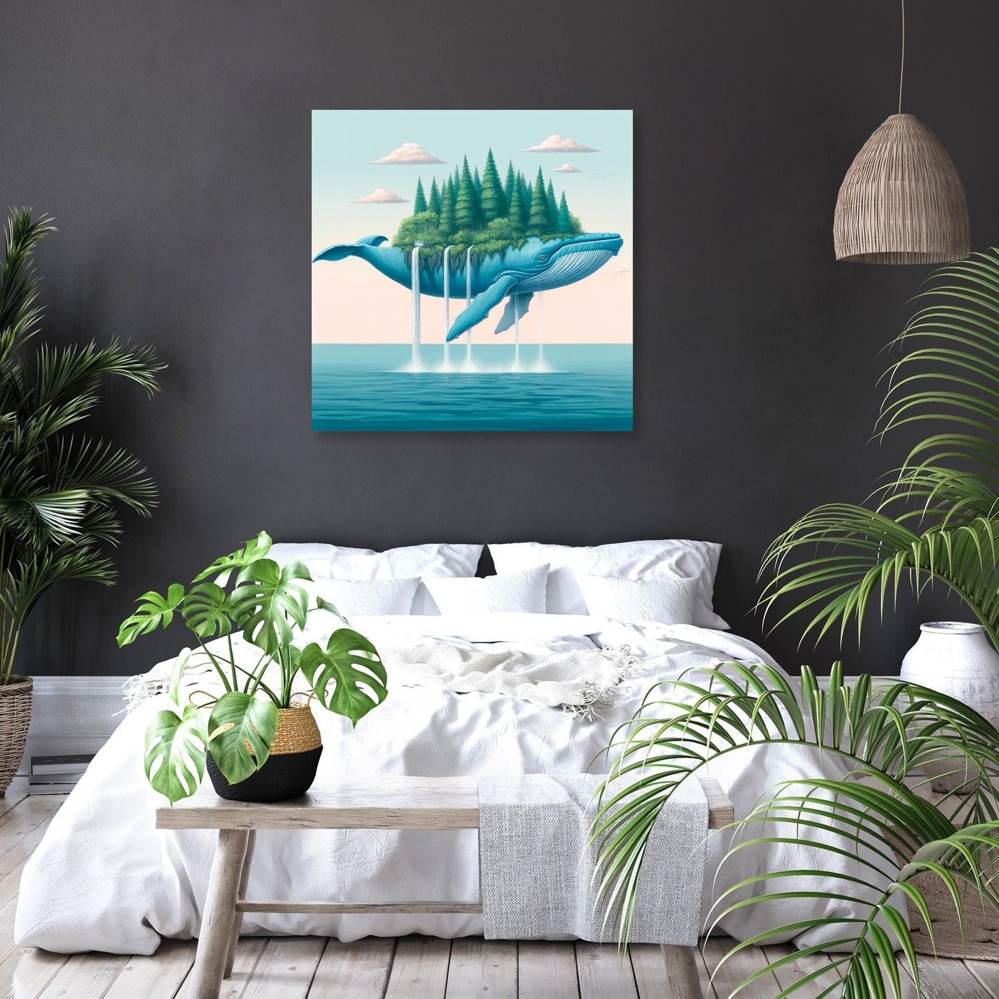 Island Leviathan Canvas