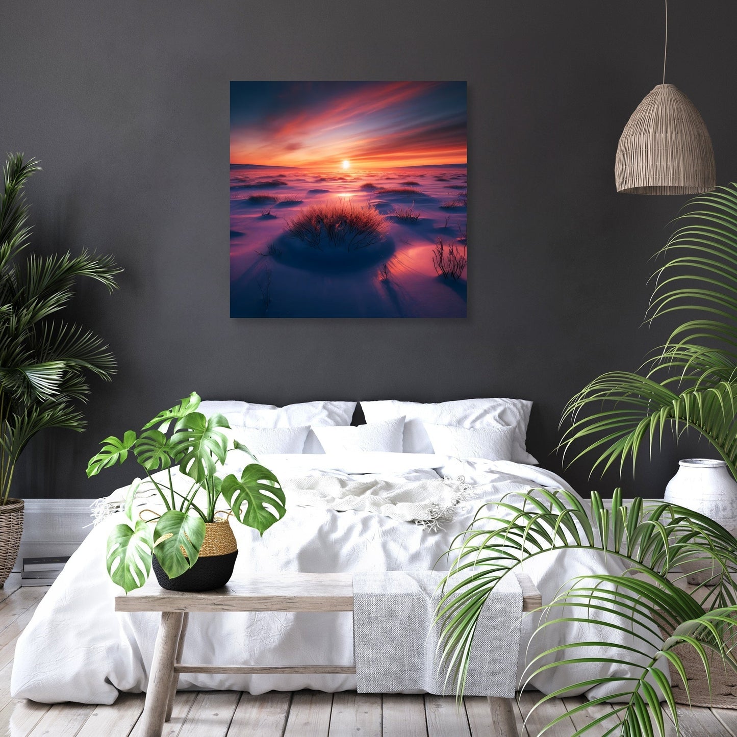 Tundra Sunset Canvas