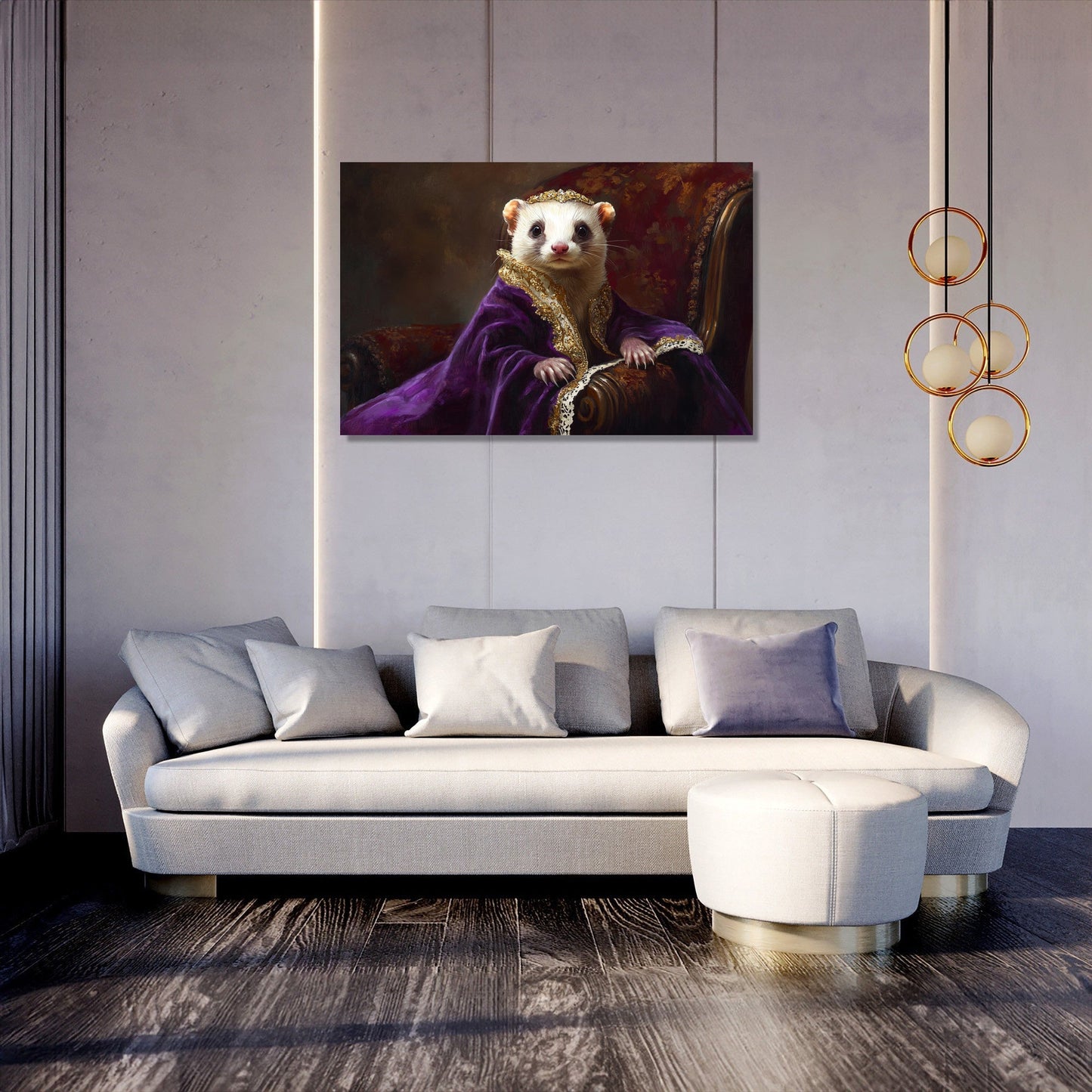 Regal Ferret Canvas