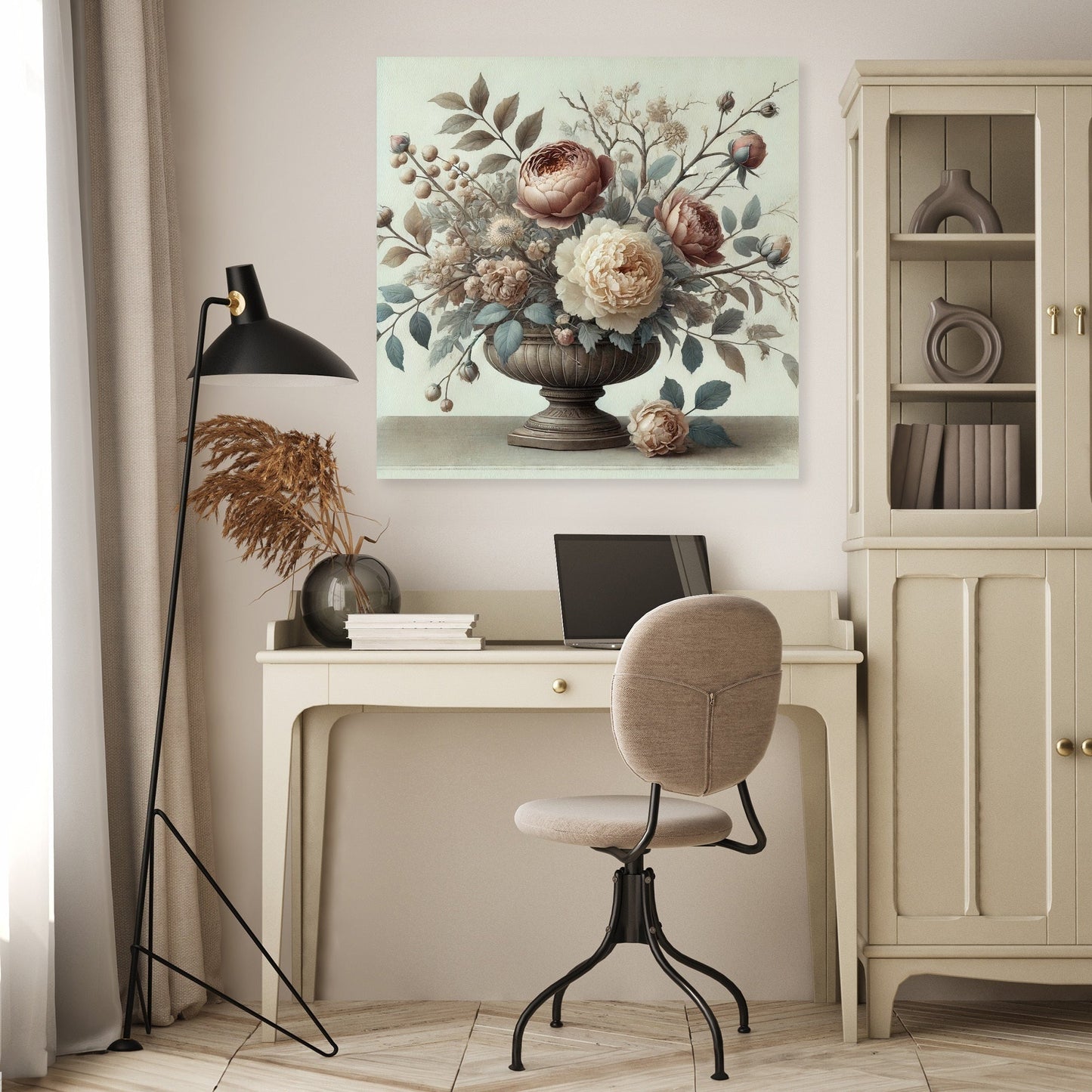 Victorian Ikebana Canvas