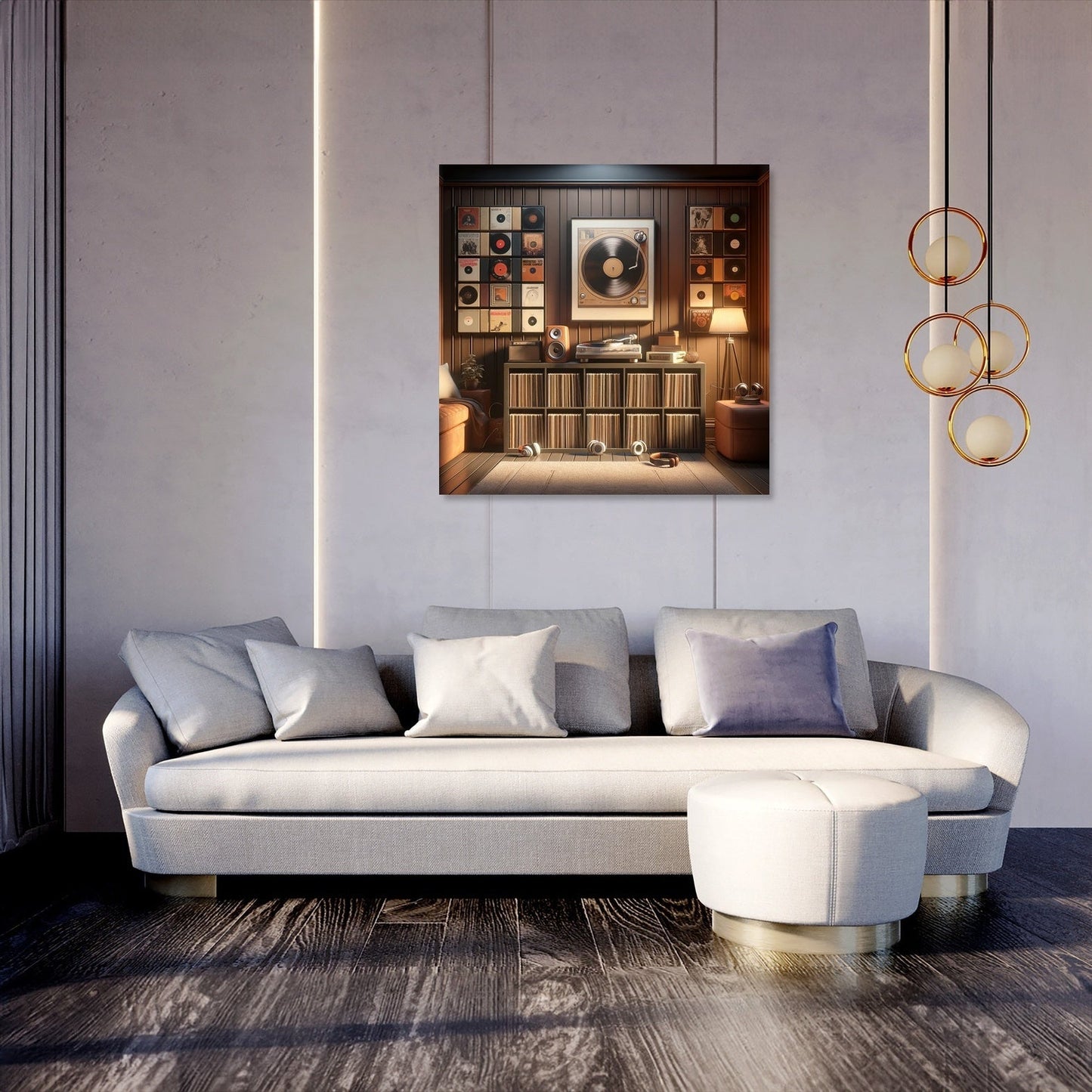Vinyl Nostalgia Canvas