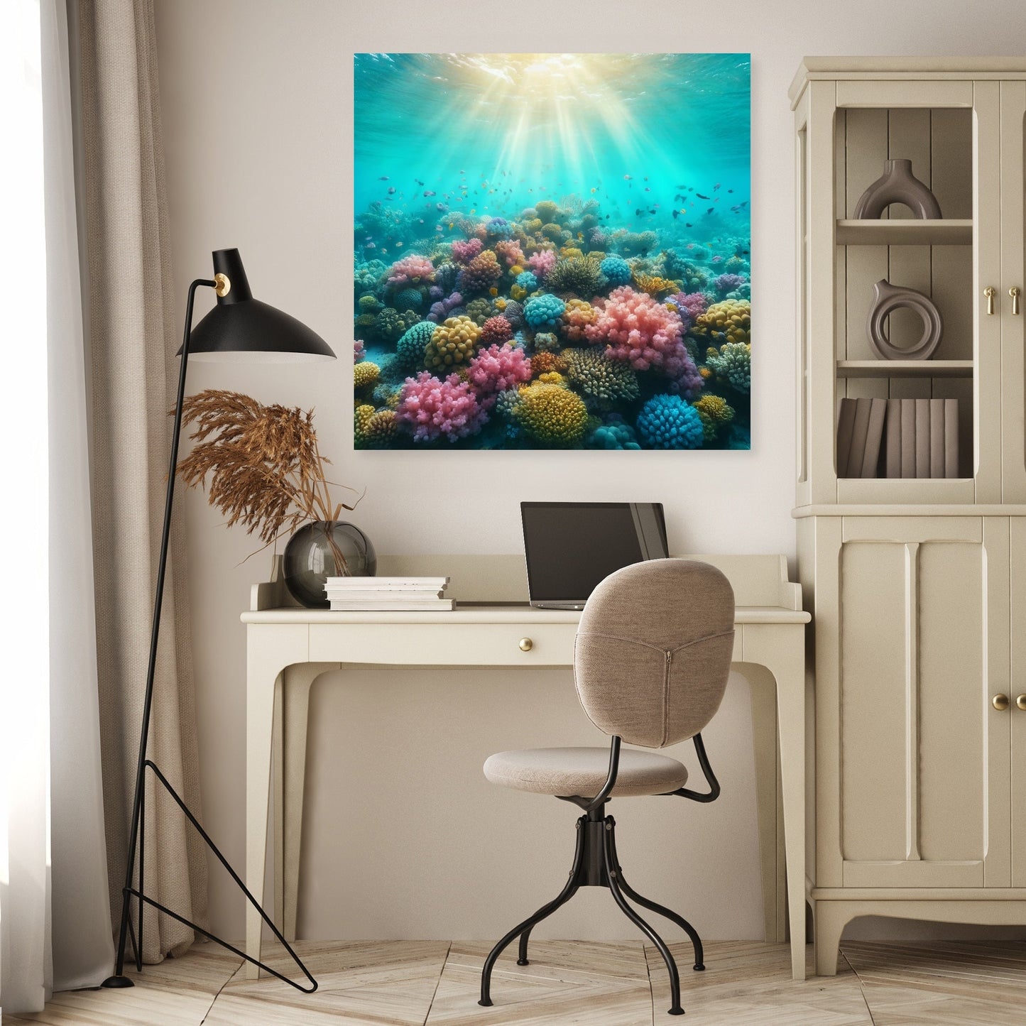 Coral Reef Serenity Canvas