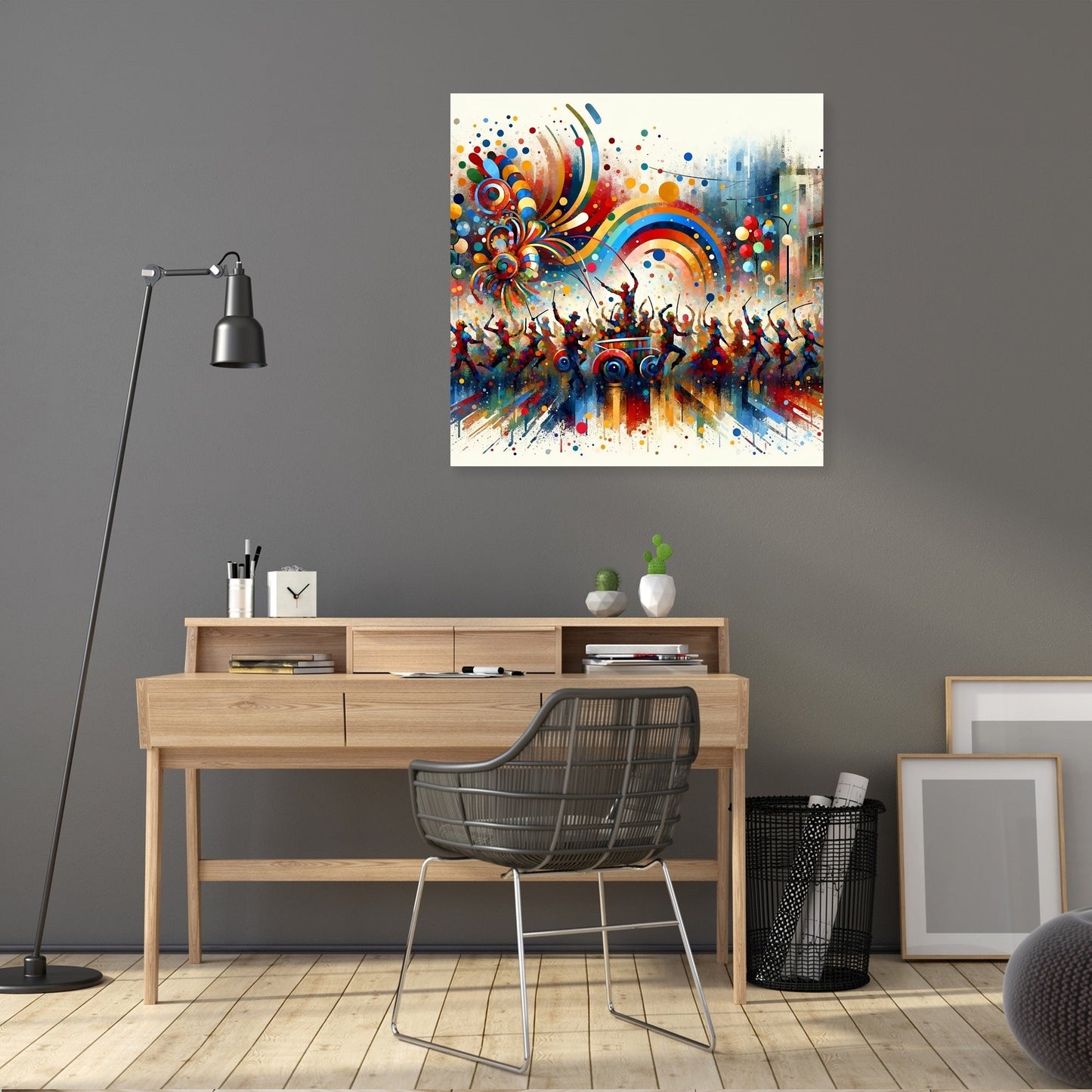 Festive Parade Canvas