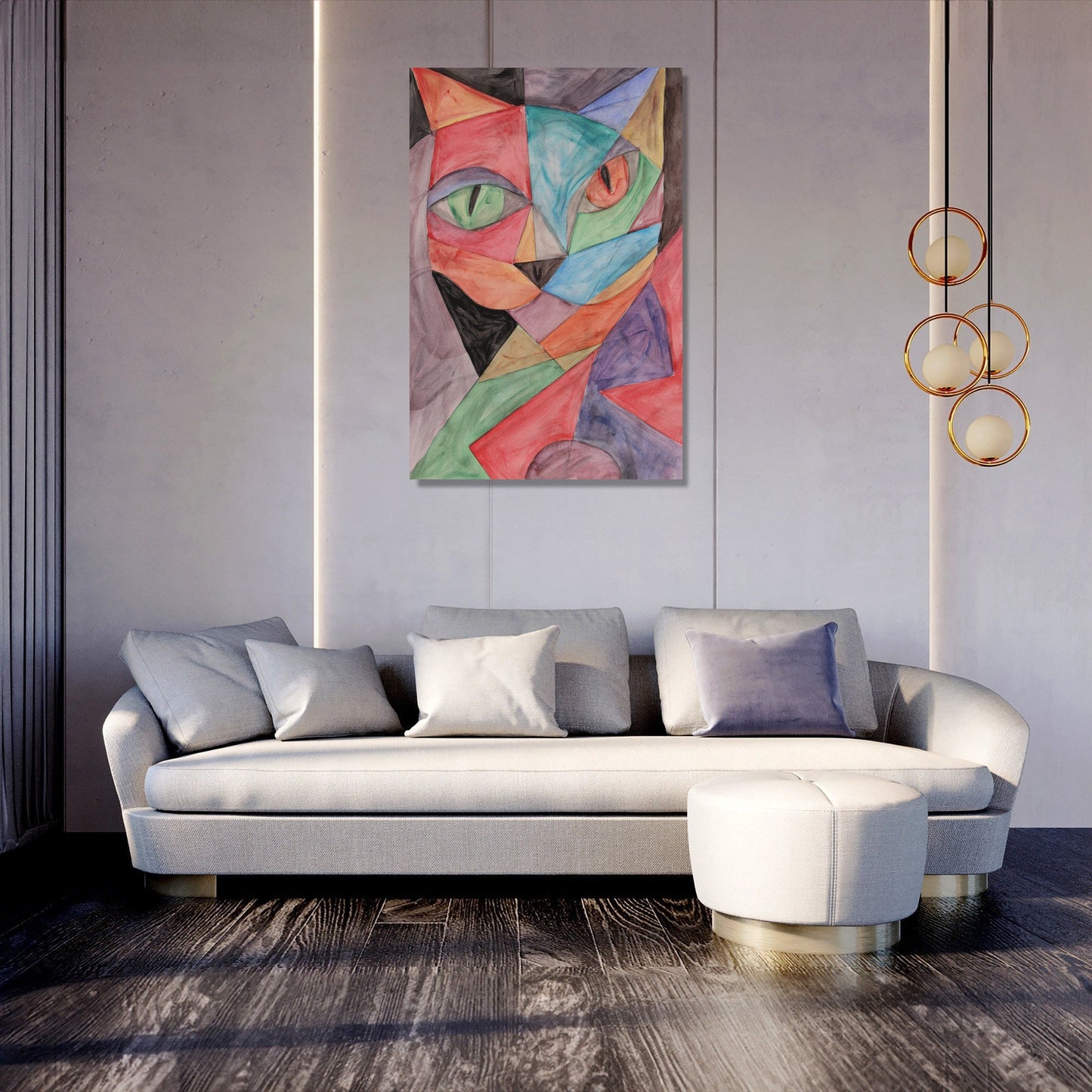 Feline Perspectives Canvas