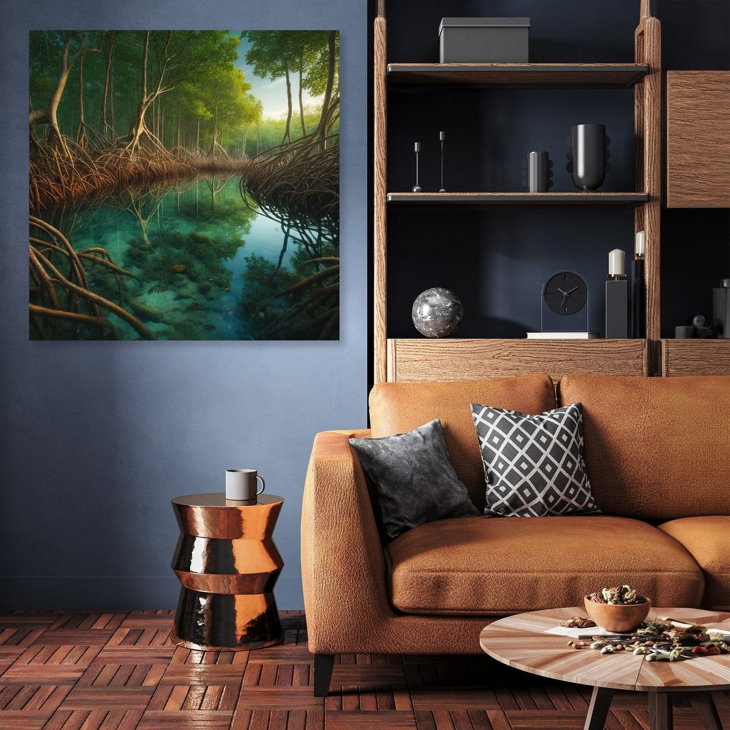 Serene Mangrove Canvas