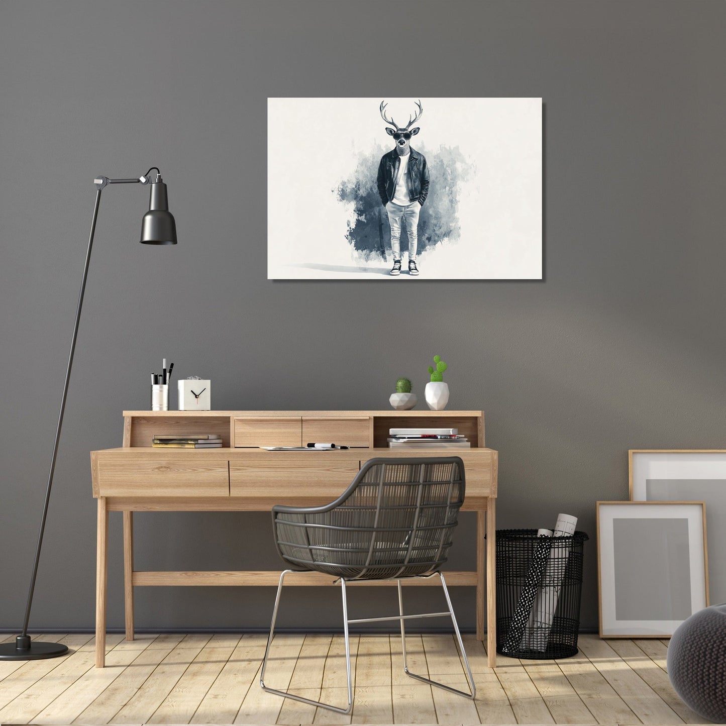 Stag in Style Canvas