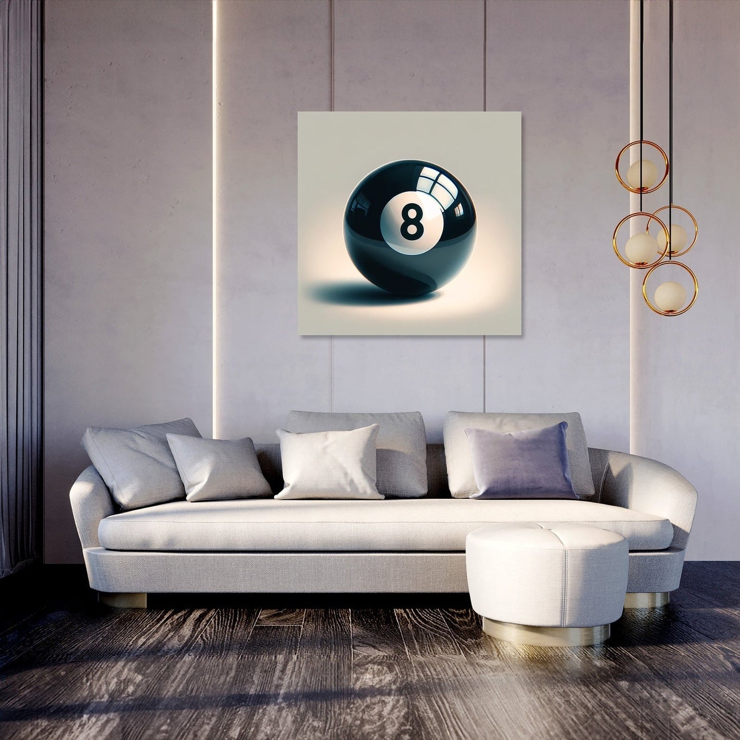 Mystique 8-Ball Canvas