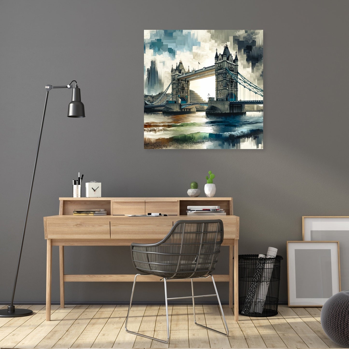 London Thames Archway Canvas