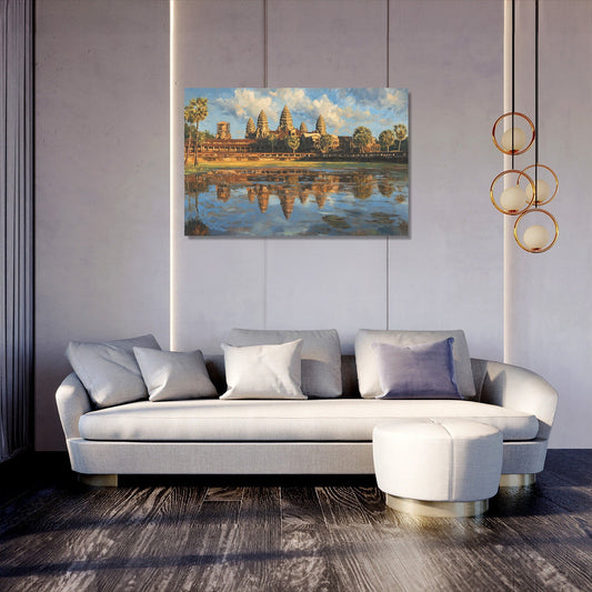 Angkor Dusk Canvas