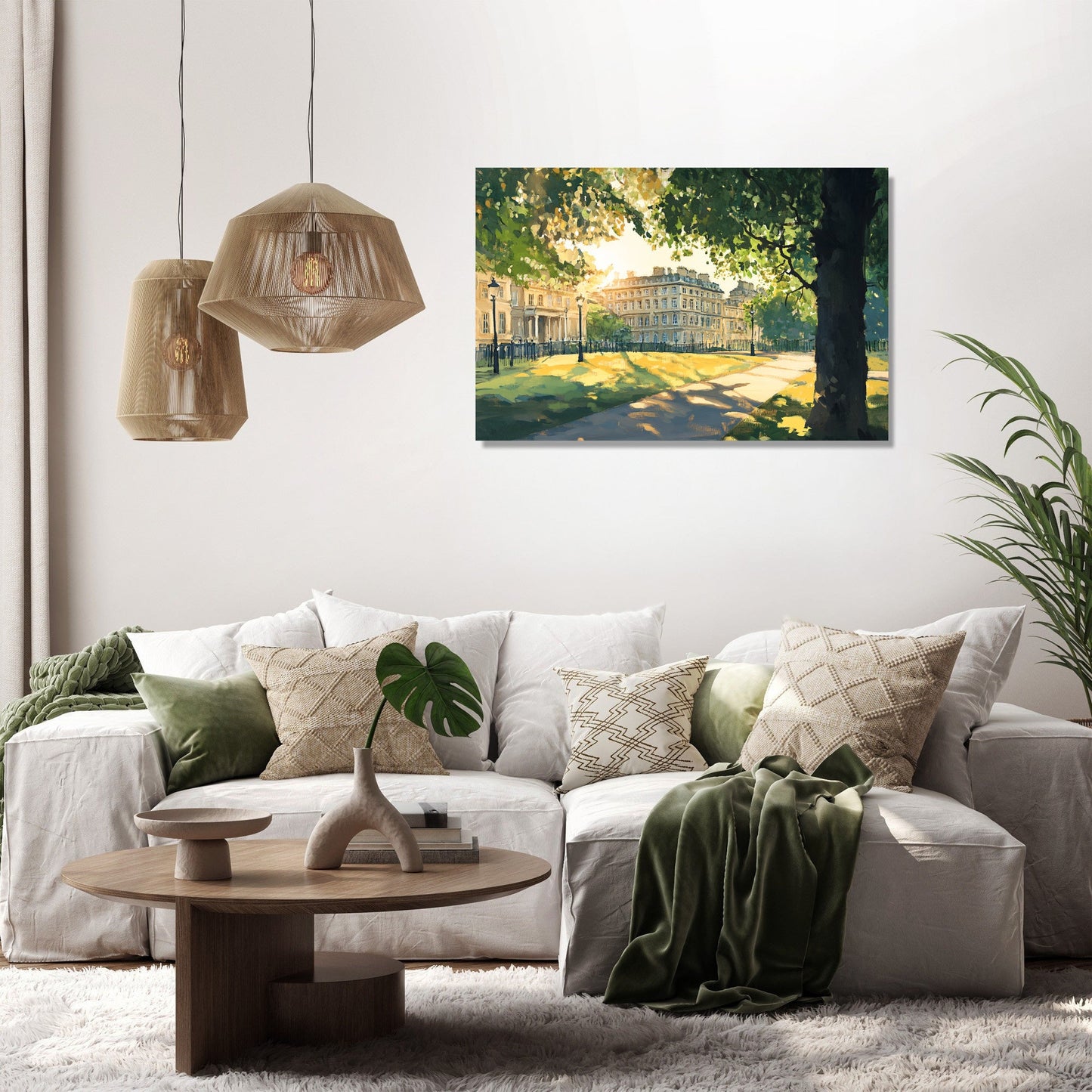 Radiant Royal Crescent Canvas