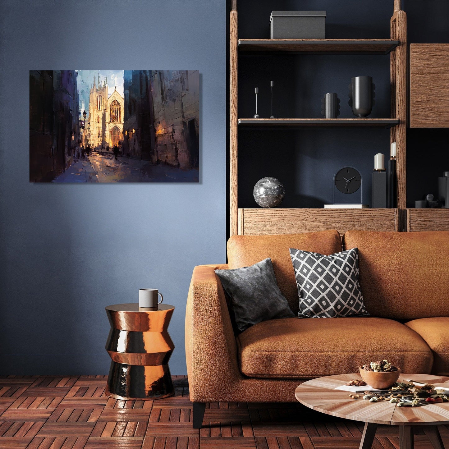 Canterbury Cathedral Twilight Canvas