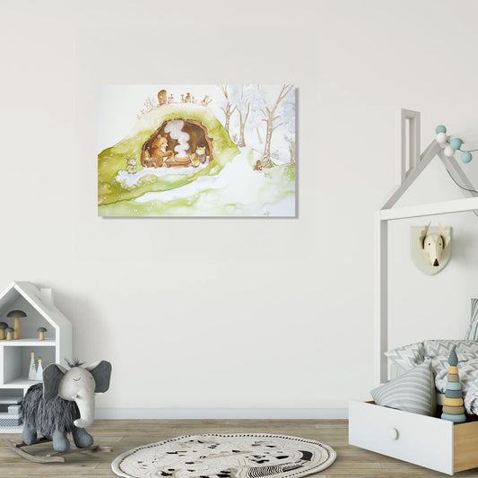 Bear's Baking Delight Canvas