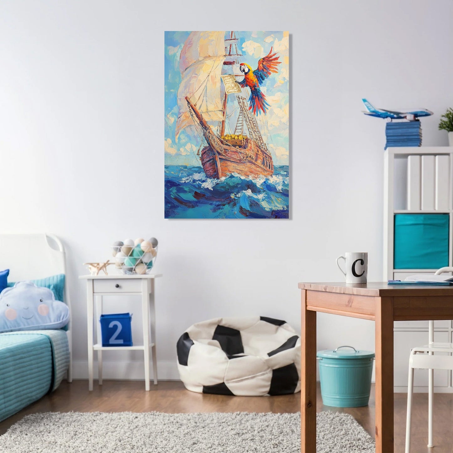 Pirate Treasure Adventure Canvas