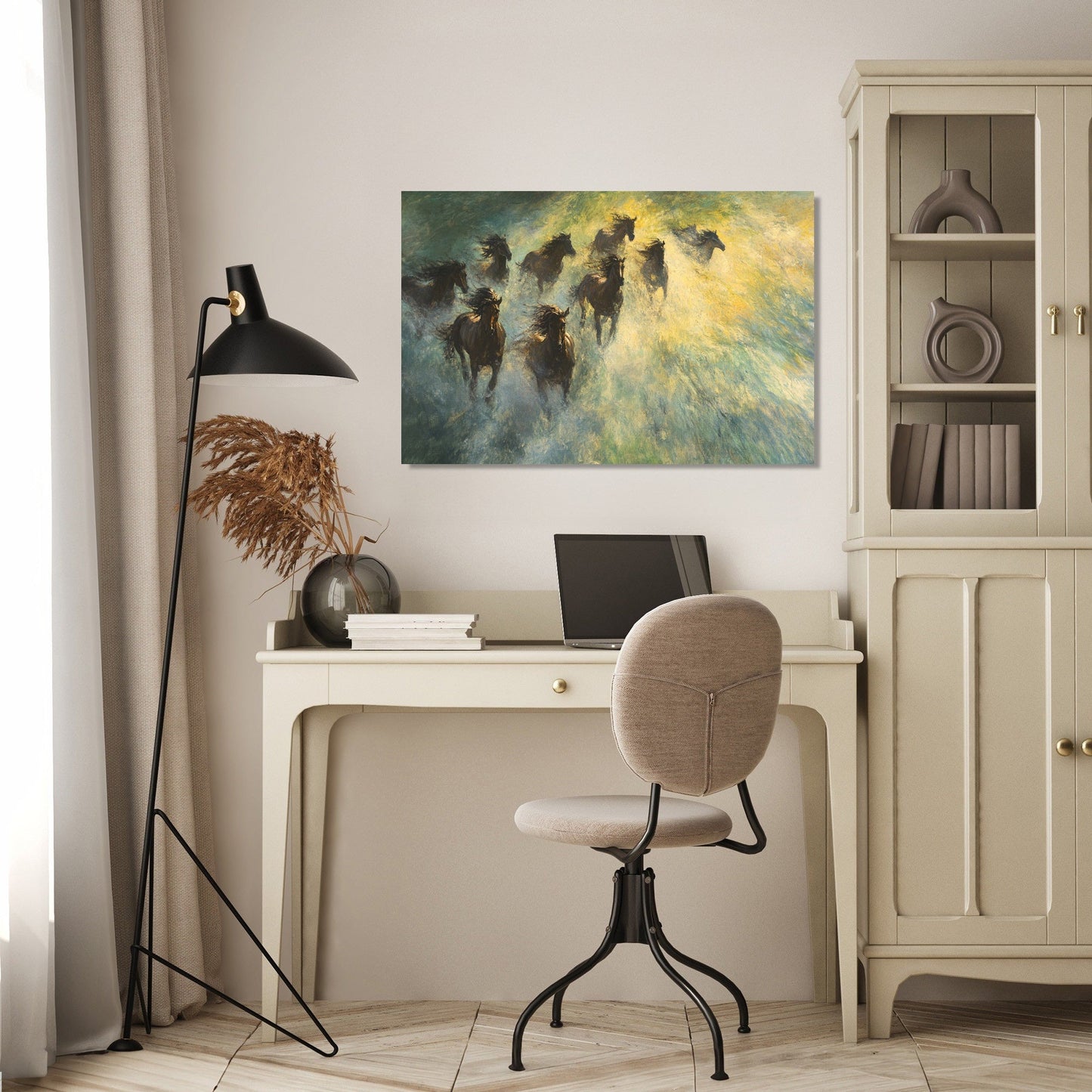 Galloping Horses Canvas