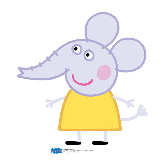 SC547 Emily Elephant (Star Mini Cut-out) Cardboard Cut Out Height 63cm