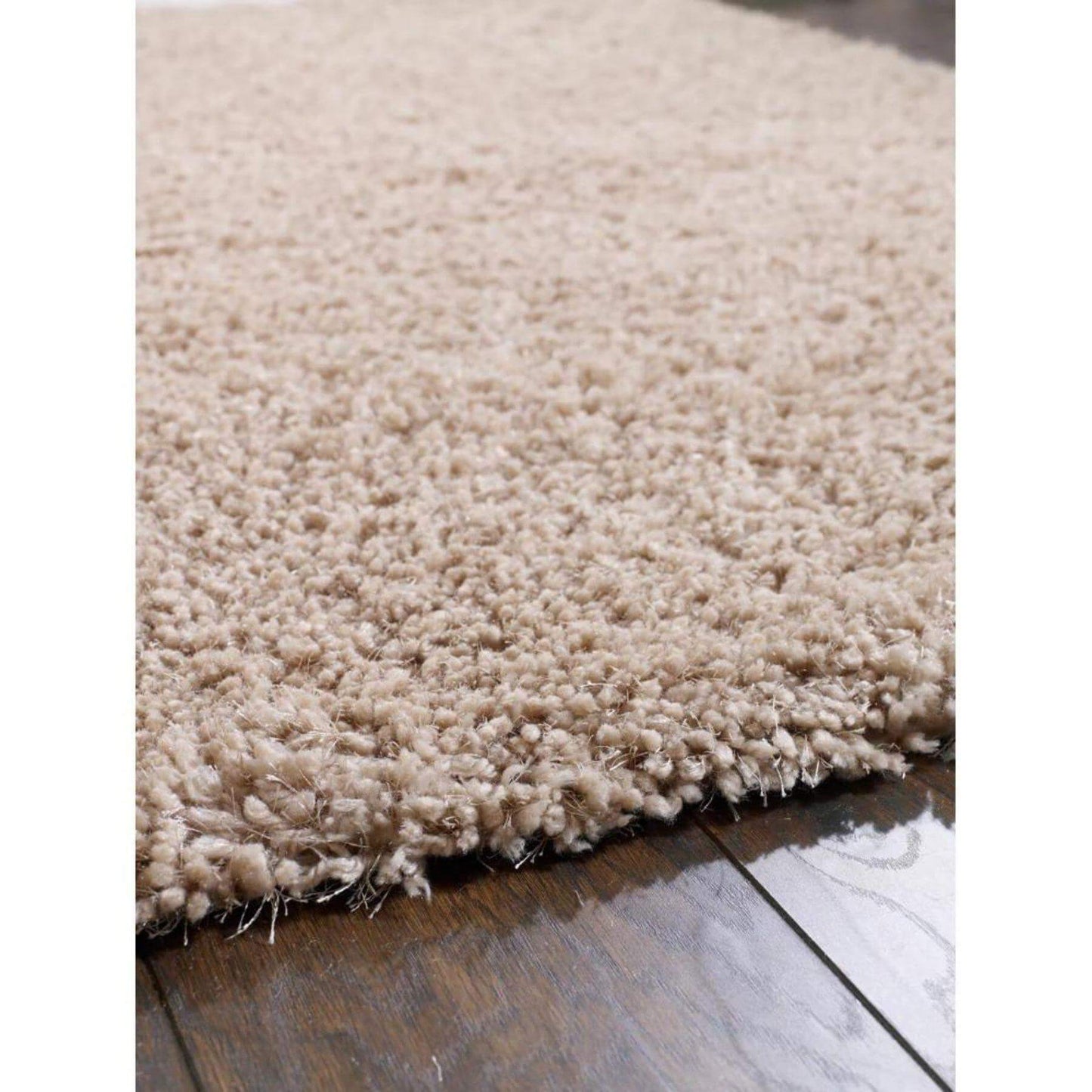 Chicago Latte Shaggy Rug
