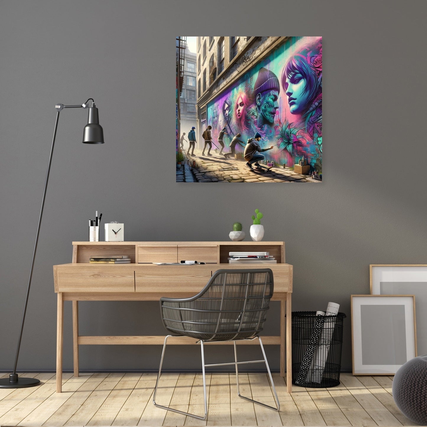 Alleyway Artistry Canvas
