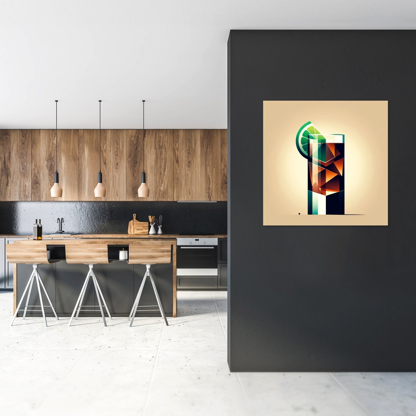 Modern Cuba Libre Canvas