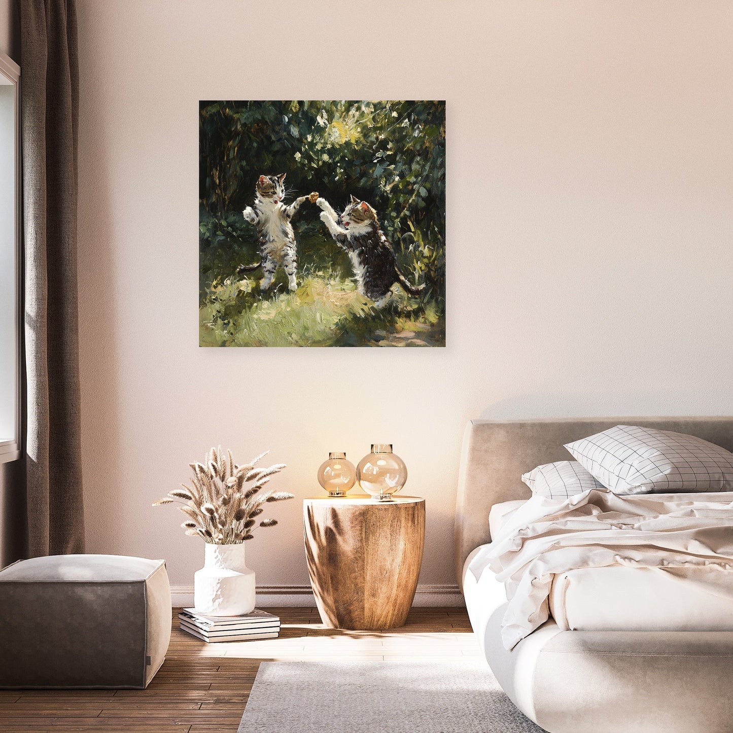 Feline Hunters Canvas