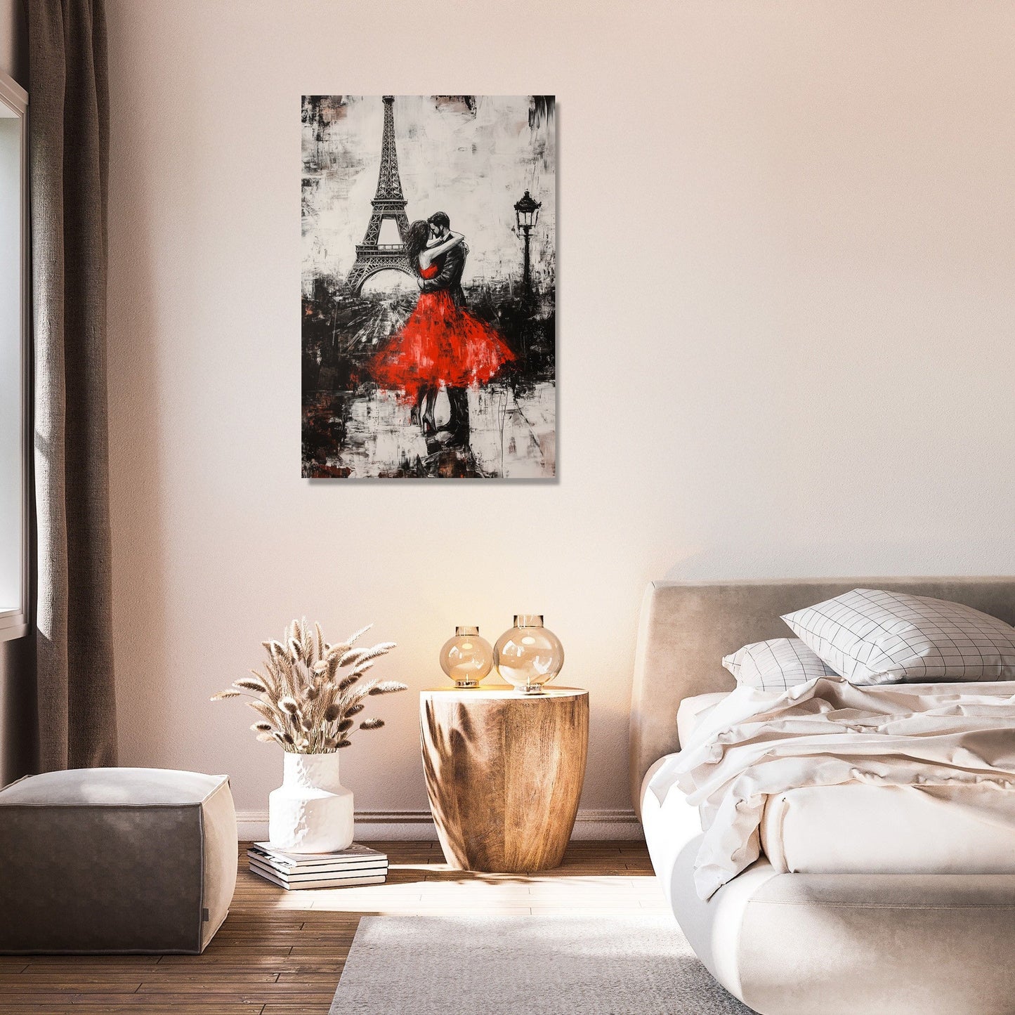 Eiffel Embrace Canvas