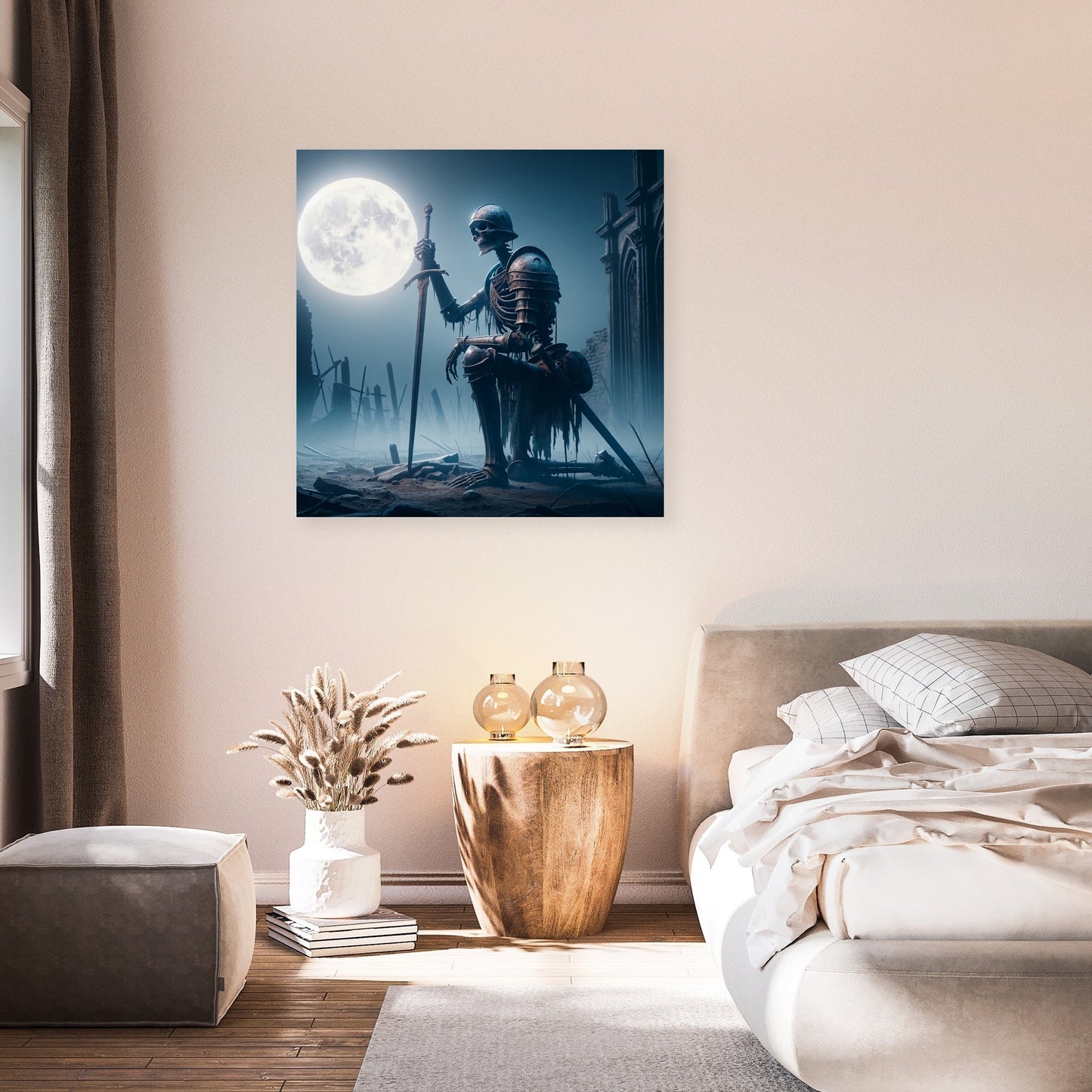 Guardian of the Forgotten Battlefield Canvas
