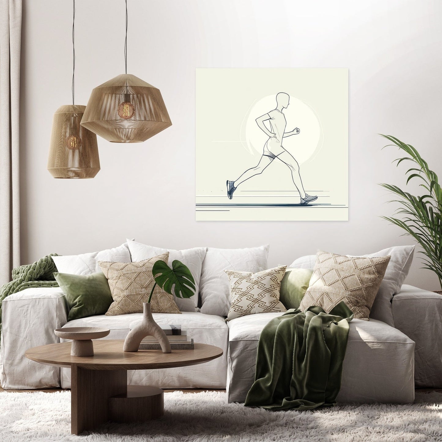 Graceful Runner Canvas