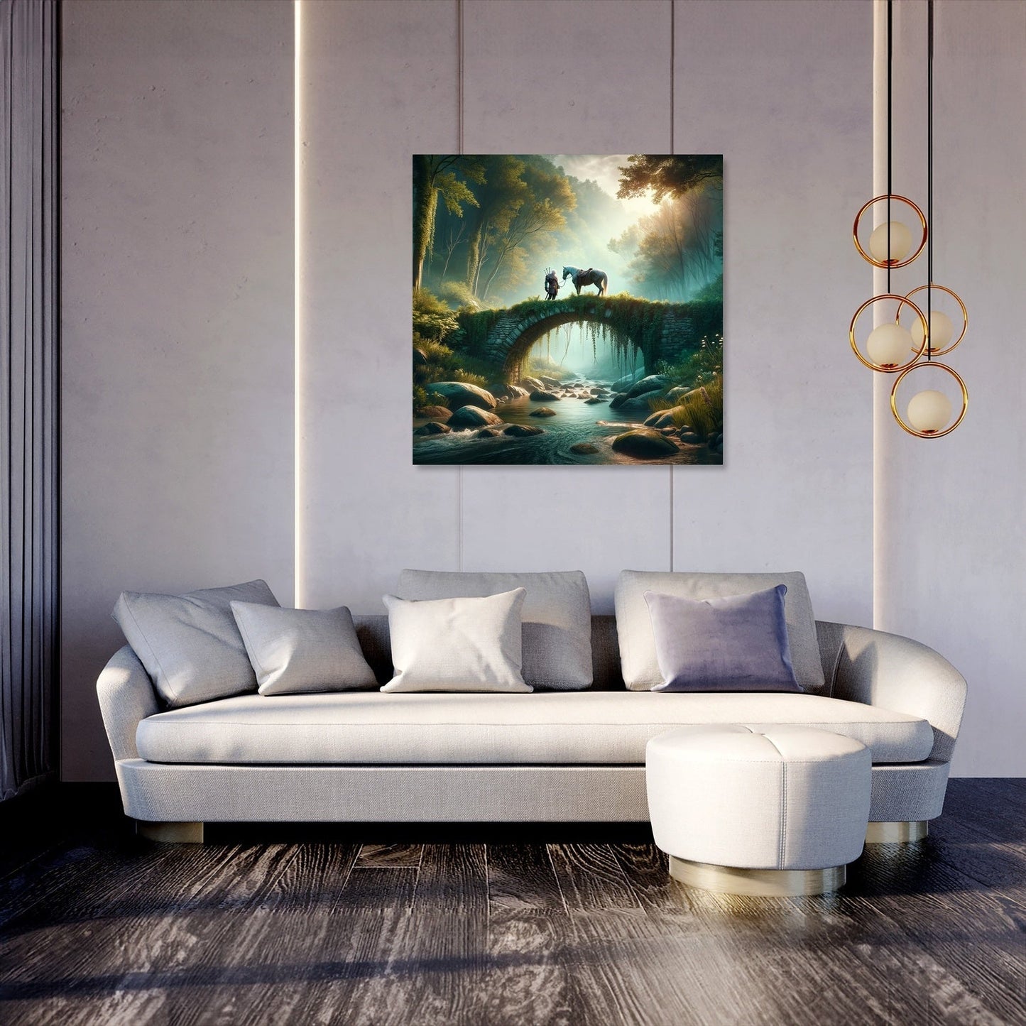 Forest Bridge Canvas