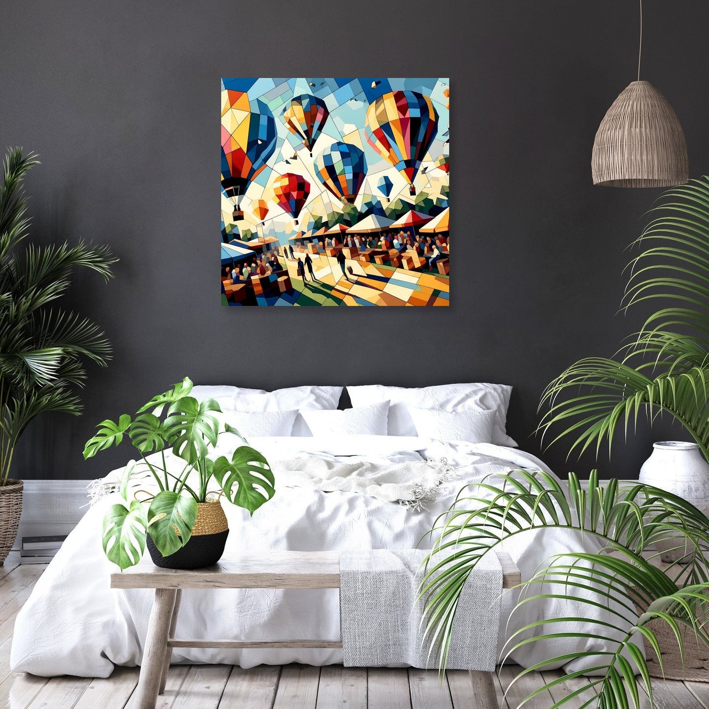 Festival of Shapes Canvas