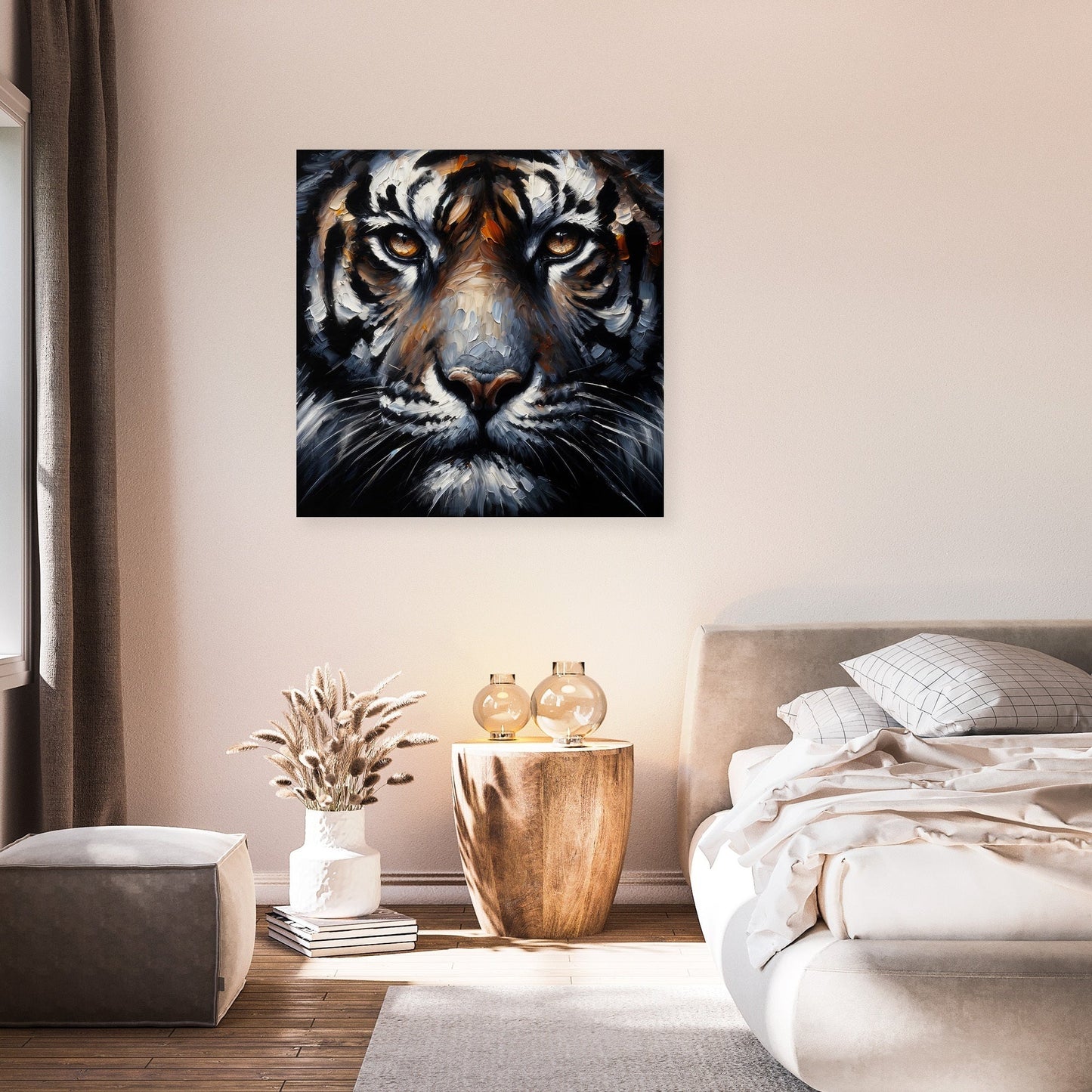 Intense Gaze Tiger Canvas