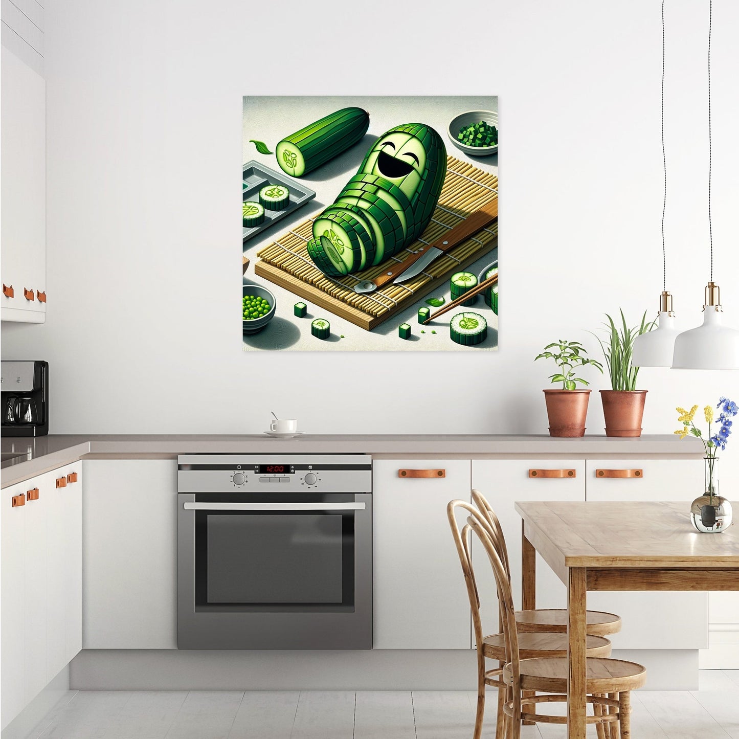 Cucumber Roll Canvas