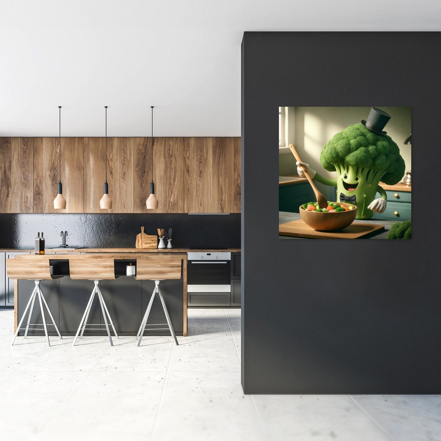 Gourmet Broccoli Stir Canvas