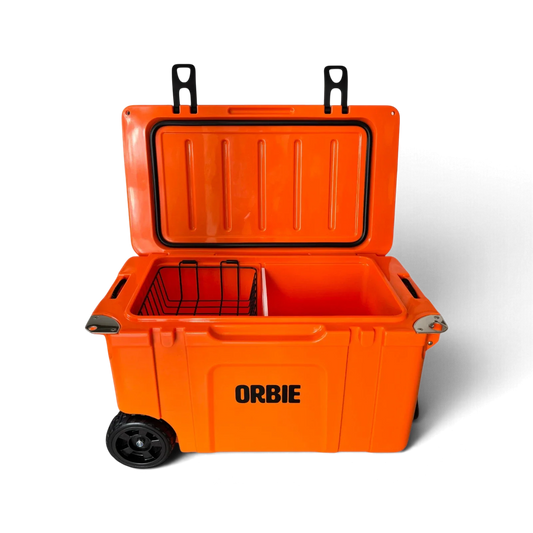 Orbie 55 Wheeled Cooler - Orange