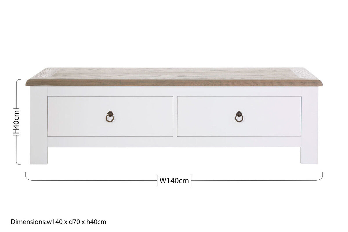 Hampstead 2 Drawer Coffee Table