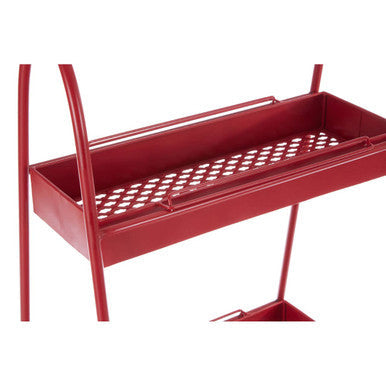 Red Metal Storage Rack | Lexa