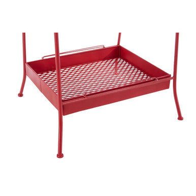 Red Metal Storage Rack | Lexa
