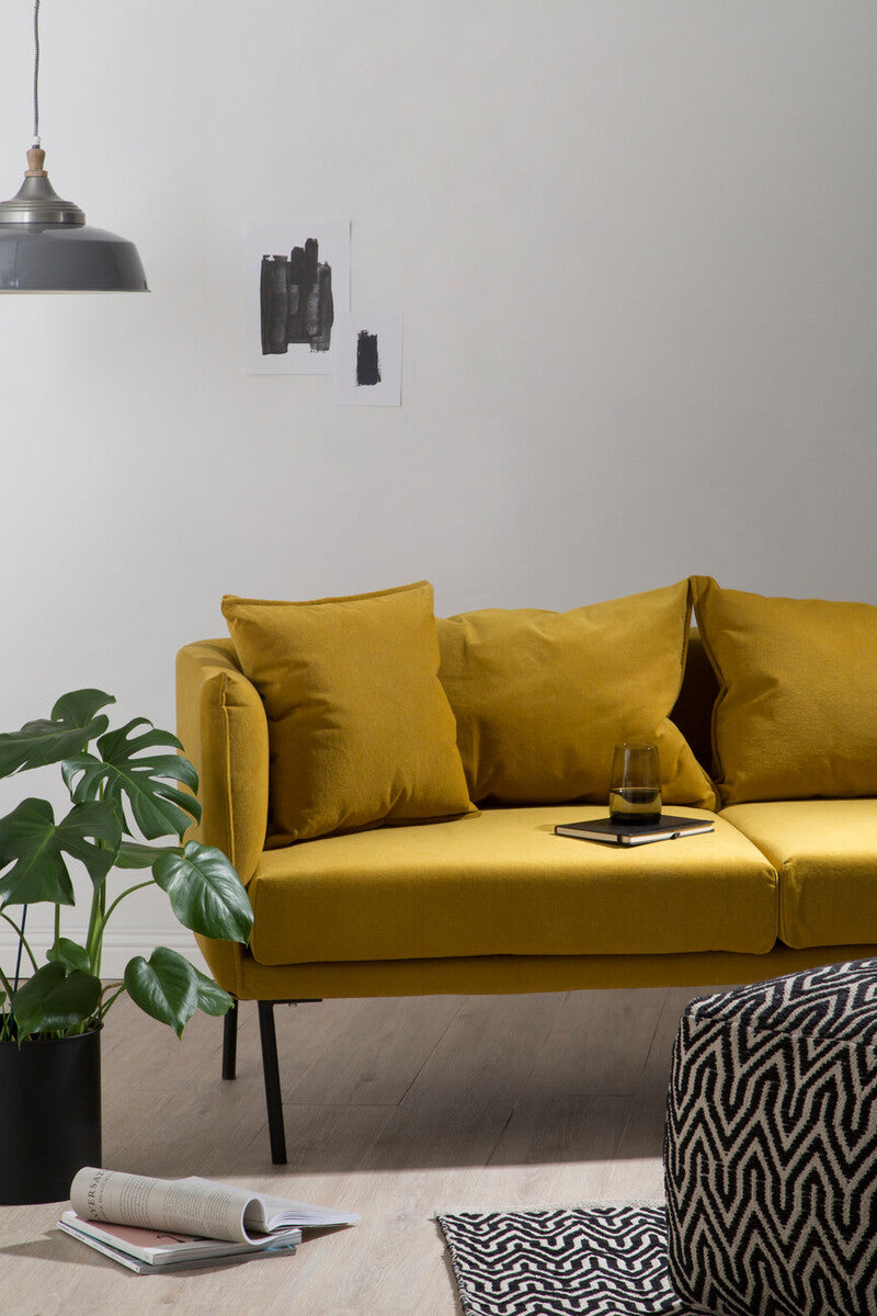 2 Seater Yellow Sofa | Kolding