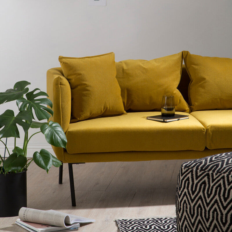 Kolding Two Seater Yellow Sofa