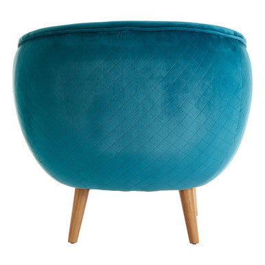 Oscar Teal Fabric Chair