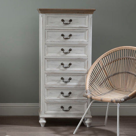 Hendra Antique Style Chest of 7 Drawers